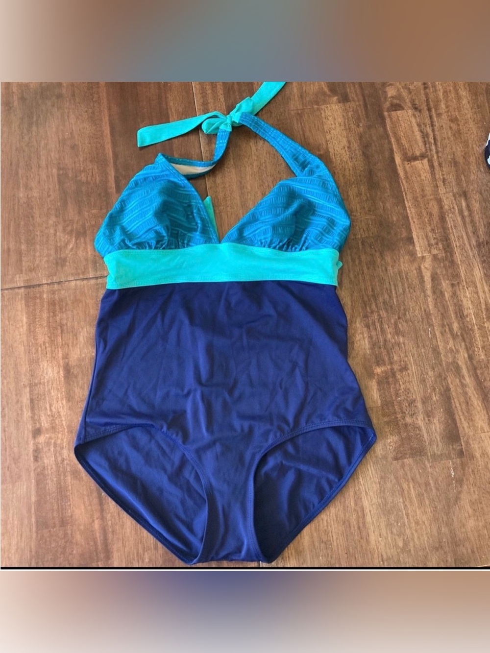 Islander Halter Tie Swimsuit Size 16
